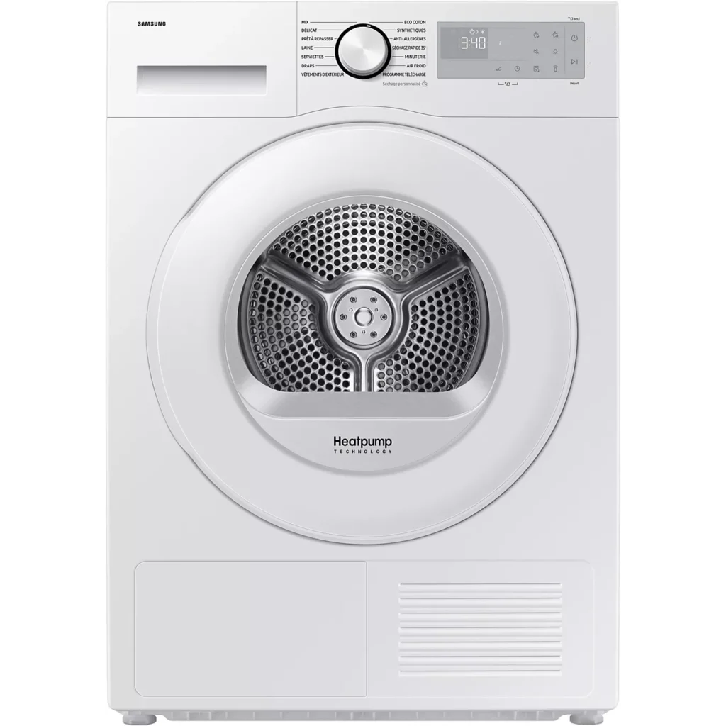 Sèche linge pompe à chaleur SAMSUNG DV90DG52A0THEF