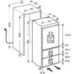Réfrigérateur combiné encastrable LIEBHERR ECBNe8871 BioFresh – Image 2