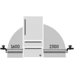 Réfrigérateur combiné encastrable LIEBHERR ECBNe8871 BioFresh – Image 3