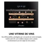Cave à vin encastrable LA SOMMELIERE LSBI28B – Image 4