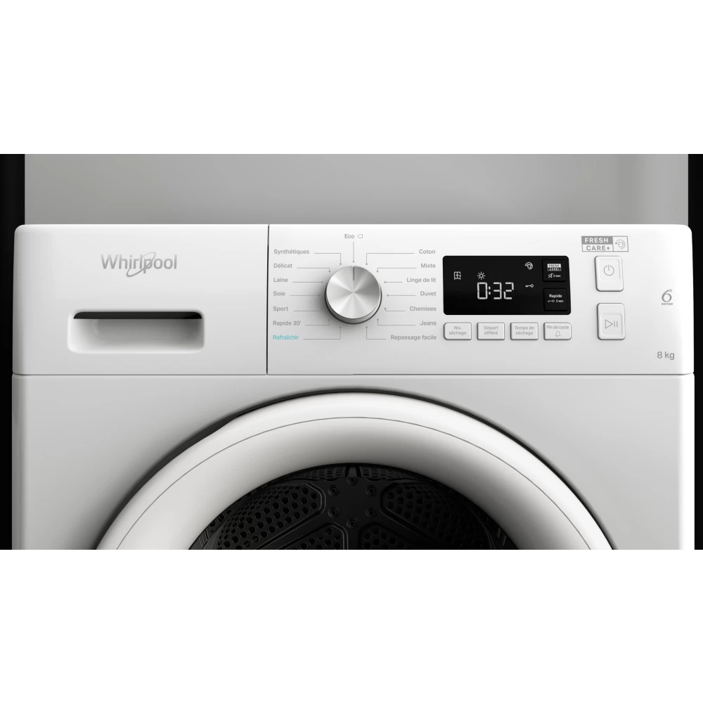 Sèche linge pompe à chaleur WHIRLPOOL FFTNM1182FR – Image 6