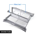 Sèche linge pompe à chaleur SAMSUNG DV90BB7445GWS3 Bespoke AI – Image 2