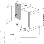 Lave vaisselle 60 cm INDESIT I0FD641A – Image 7