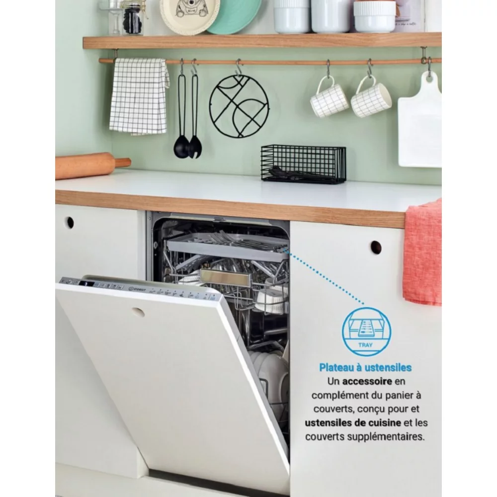 Lave vaisselle encastrable INDESIT DSIO3T224CE – Image 12