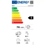 Lave vaisselle 45 cm BOSCH SPS2HKW65E Serenity SpeedPerfect+ – Image 6