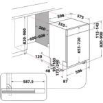 Lave vaisselle encastrable WHIRLPOOL WD0BD851AX 6èmeSens – Image 5