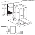 Lave vaisselle encastrable AEG FSK94858P ComfortLift – Image 7
