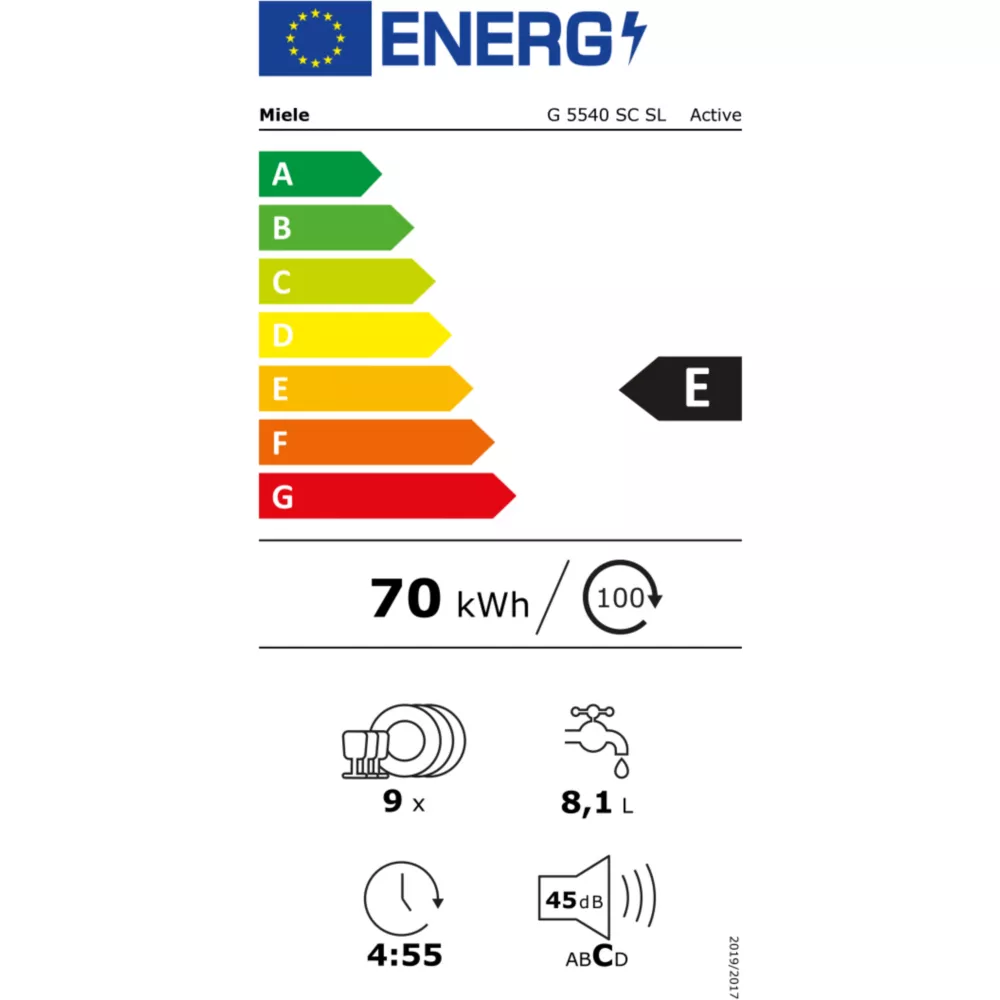 Lave vaisselle 45 cm MIELE G 5540 SC SL – Image 6