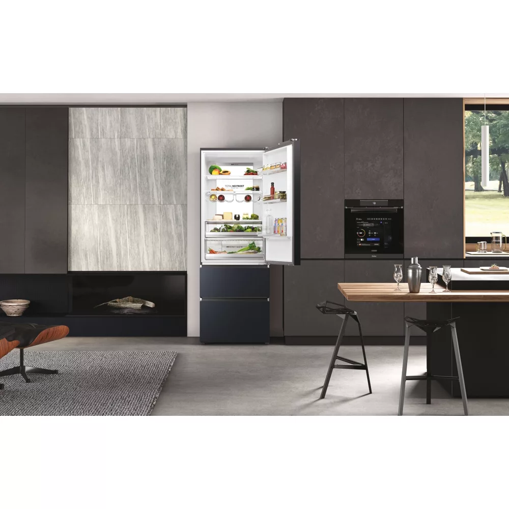 Réfrigérateur combiné HAIER HTW7720ENMB – Image 3