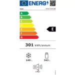 Réfrigérateur combiné HAIER HTW7720ENMB – Image 2