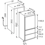 Réfrigérateur combiné encastrable LIEBHERR ECBN6156-23 BioFresh – Image 7