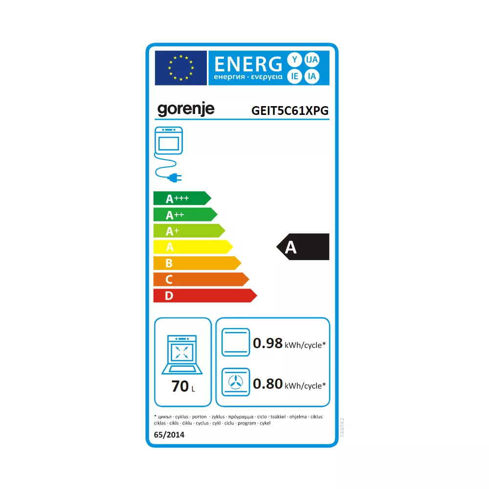 Cuisinière induction GORENJE GEIT5C61XPG – Image 11