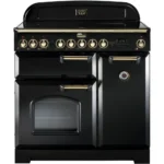 Piano de cuisson induction FALCON DELUX90 INDUC NOIR/LAITON