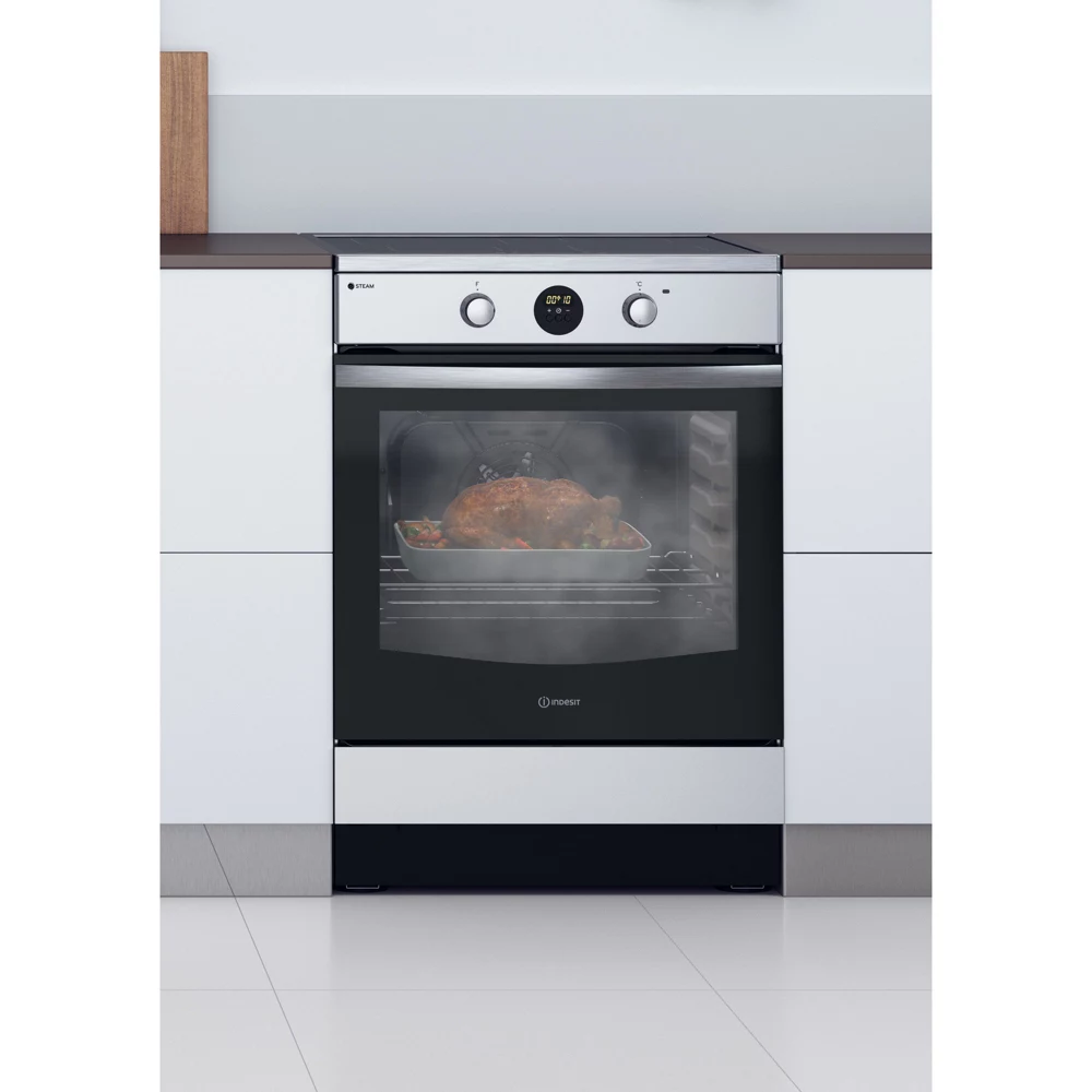 Cuisinière induction INDESIT IS67IQ8CCX/FR Steam – Image 14