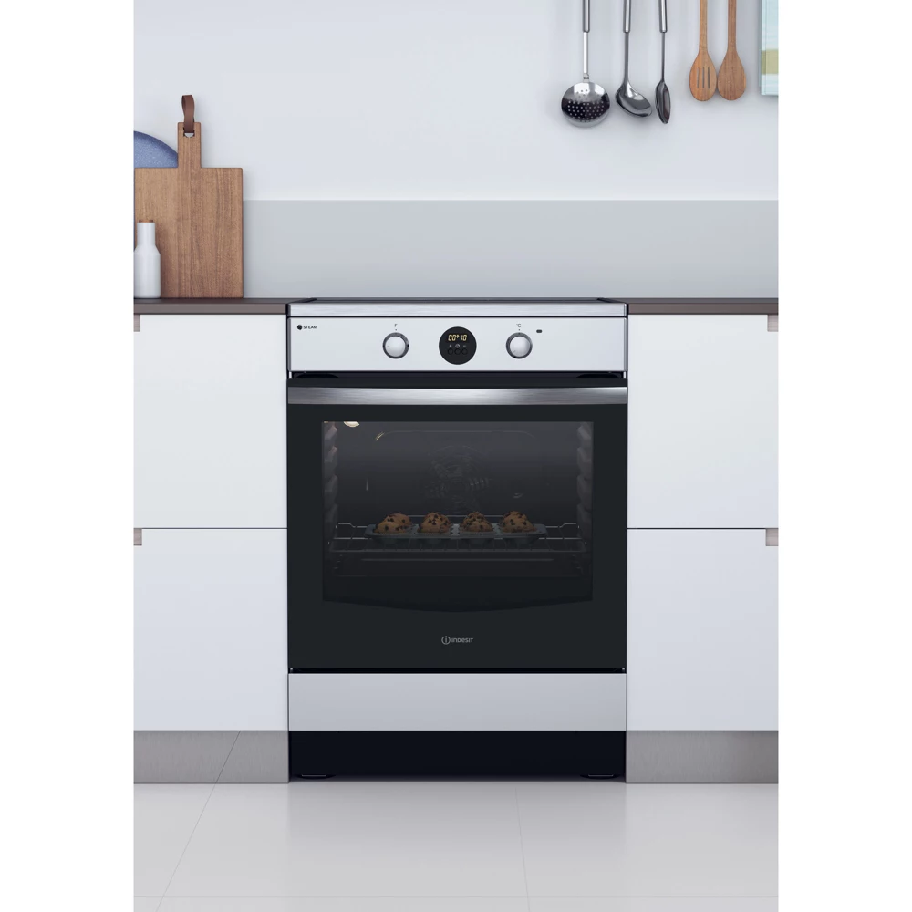 Cuisinière induction INDESIT IS67IQ8CCX/FR Steam – Image 11