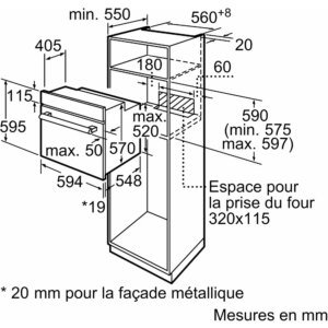 Four encastrable BOSCH HBF153ES1 Serenity Serie 2 – Image 4