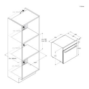 Four encastrable CANDY CA6N5B3EYTB – Image 7