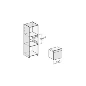 Four encastrable MIELE H7161BP – Image 3