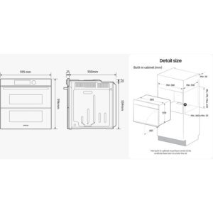 Four encastrable SAMSUNG NV7B4030YCK – Image 3