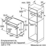 Four encastrable fonction vapeur NEFF B6AVH7AN1 N50 – Image 11