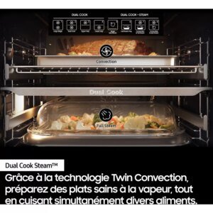 Four encastrable fonction vapeur SAMSUNG NV7B7997AAK Bespoke AI Série 7 – Image 6