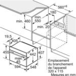 Micro ondes combiné encastrable SIEMENS CM778GNB1B série iQ700 VarioSpeed – Image 4