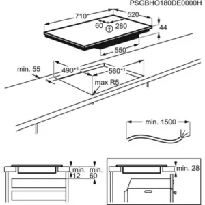 Table induction AEG IKE74440CB – Image 3