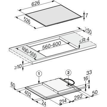 Table induction MIELE KM 7360 FR Cadre Inox – Image 4