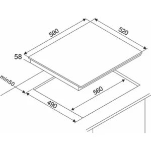 Table induction AMICA AIM3530 – Image 2
