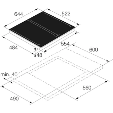 Table induction ASKO HI1631G – Image 4