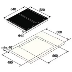 Table induction ASKO HI1655G – Image 2
