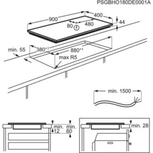 Table induction AEG IPE93531IB – Image 2