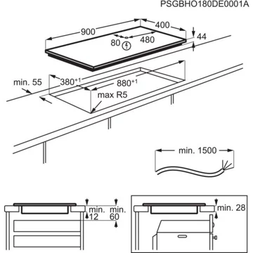 Table induction AEG IPE93531IB – Image 2