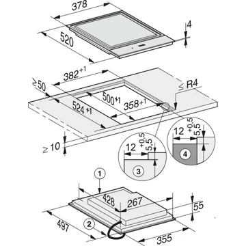 Domino induction MIELE CS 7632 FL – Image 3
