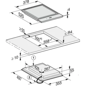 Domino induction MIELE CS 7632 FL – Image 2