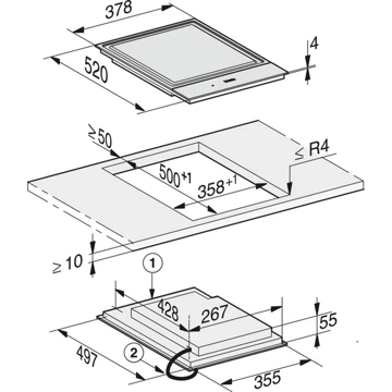 Domino induction MIELE CS 7632 FL – Image 2