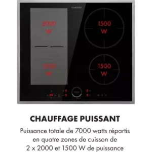 Table induction KLARSTEIN Delicatessa 60 – 7000W – Image 2