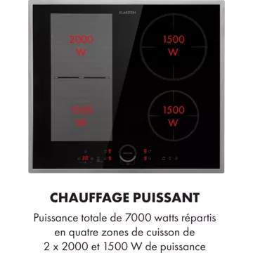 Table induction KLARSTEIN Delicatessa 60 – 7000W – Image 2