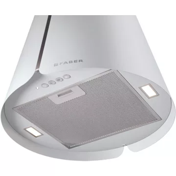 Hotte décorative îlot FABER BEAT 430 BLANC – Image 5