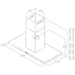 Hotte décorative îlot ELICA THIN ISLAND IX/A/120 – Image 3