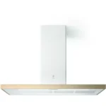 Hotte décorative îlot ELICA BIO ISLAND WH/A/120*58 ROVERE