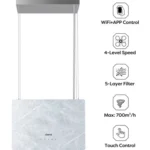 Hotte décorative îlot CIARRA CD4850W – Image 7