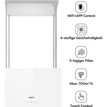 Hotte décorative îlot CIARRA CD4850S – Image 8