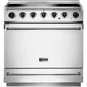Piano de cuisson induction FALCON Semi Pro 900S 90 BLANC NICKEL BROSSÉ