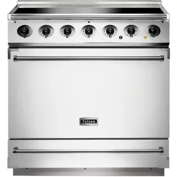 Piano de cuisson induction FALCON Semi Pro 900S 90 BLANC NICKEL BROSSÉ