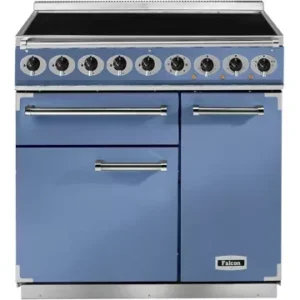 Piano de cuisson induction FALCON Semi Pro DELUXE 90 BLEU DE CHINE NICKEL