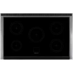 Piano de cuisson induction FALCON Semi Pro DELUXE 100 BLANC NICKEL BROSSÉ – Image 4