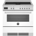 Piano de cuisson induction aspirante BERTAZZONI PROCH94I1EBIT blanc