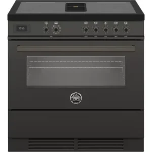 Piano de cuisson induction aspirante BERTAZZONI PROCH94I1ECAT carbone