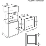 Micro ondes grill encastrable AEG MSB2548C-M – Image 2